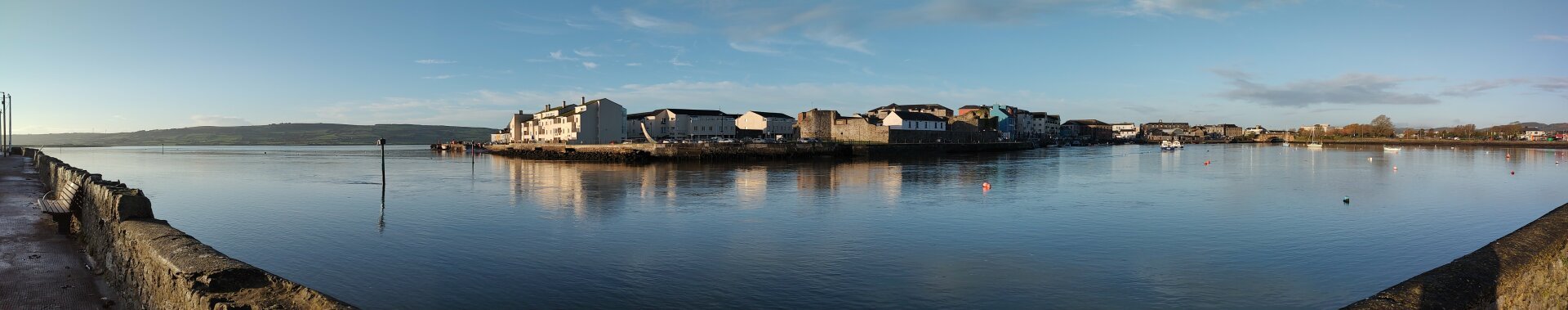 #Dungarvan harbour, panorama