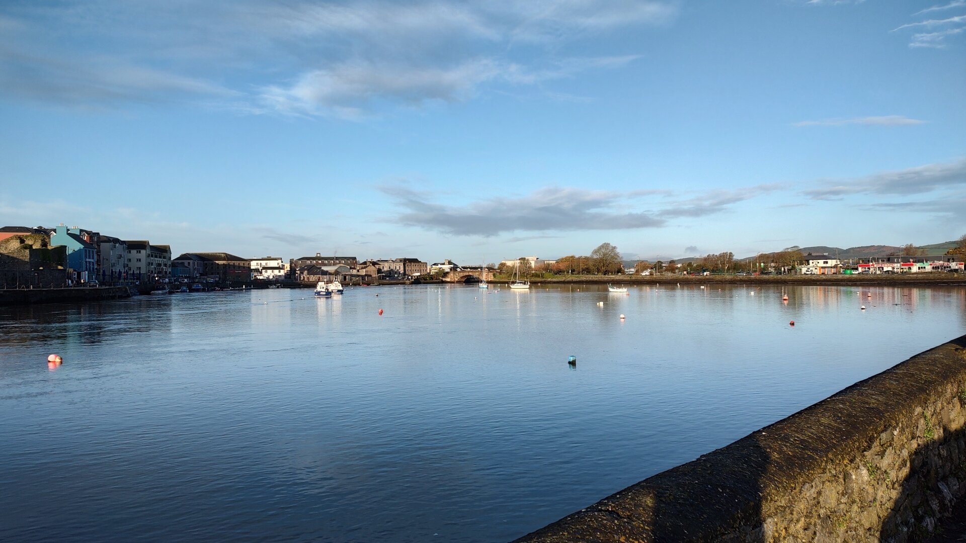 #Dungarvan harbour, right